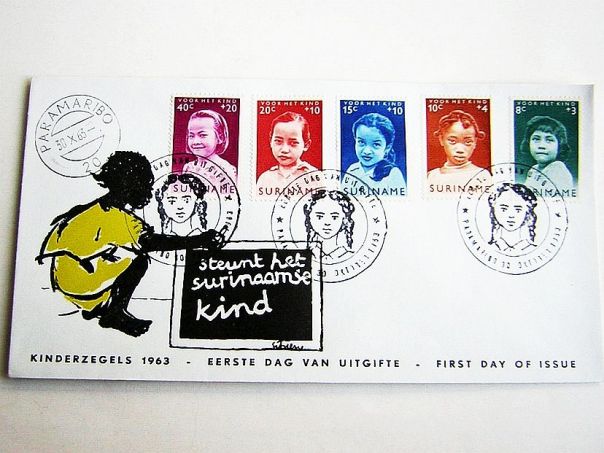 1963 Kinderzegels Suriname - (5703)